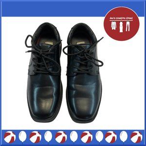 Boy's Madison Avenue Black Lace-Up Dress Shoe